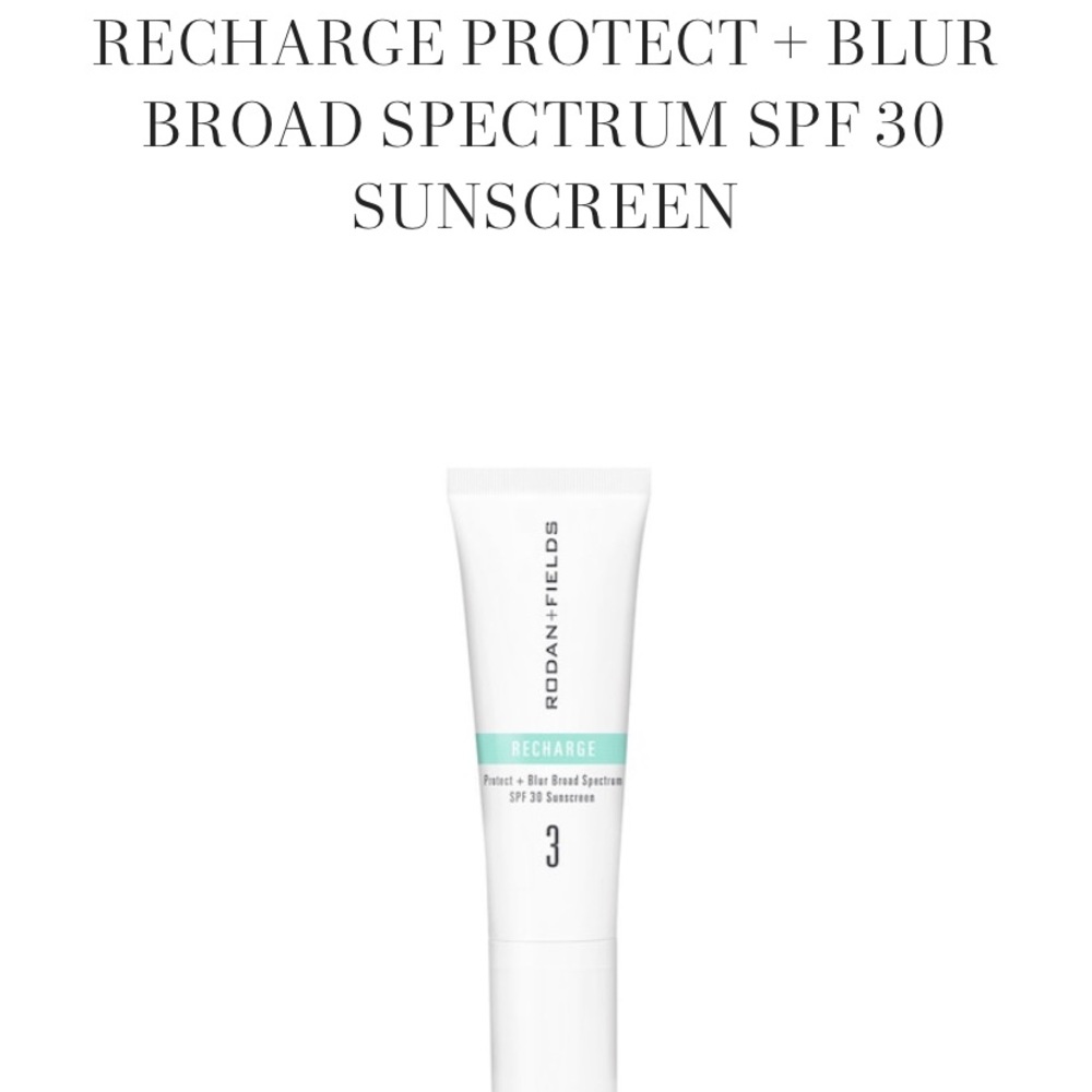 BNIB Rodan and Fields Recharge Sunscreen *SEALED*